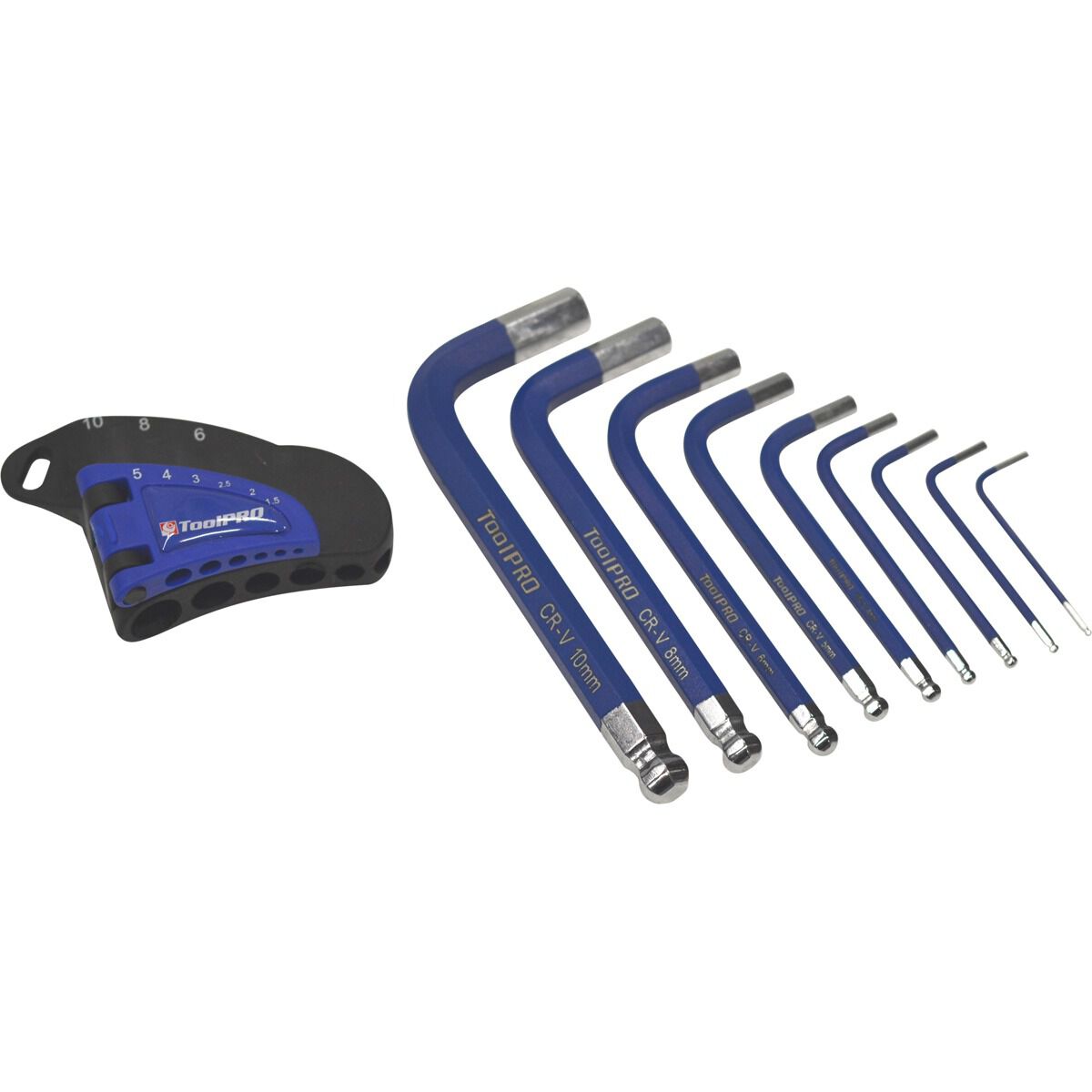 ToolPRO Short Hex Key Set Metric 9 Pieces, , scanz_hi-res