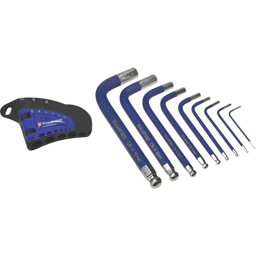 ToolPRO Short Hex Key Set Metric 9 Pieces Supercheap Auto New Zealand