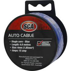 SCA Automotive Cable - Single Core, 15A 4mm x 4m, Blue, , scanz_hi-res