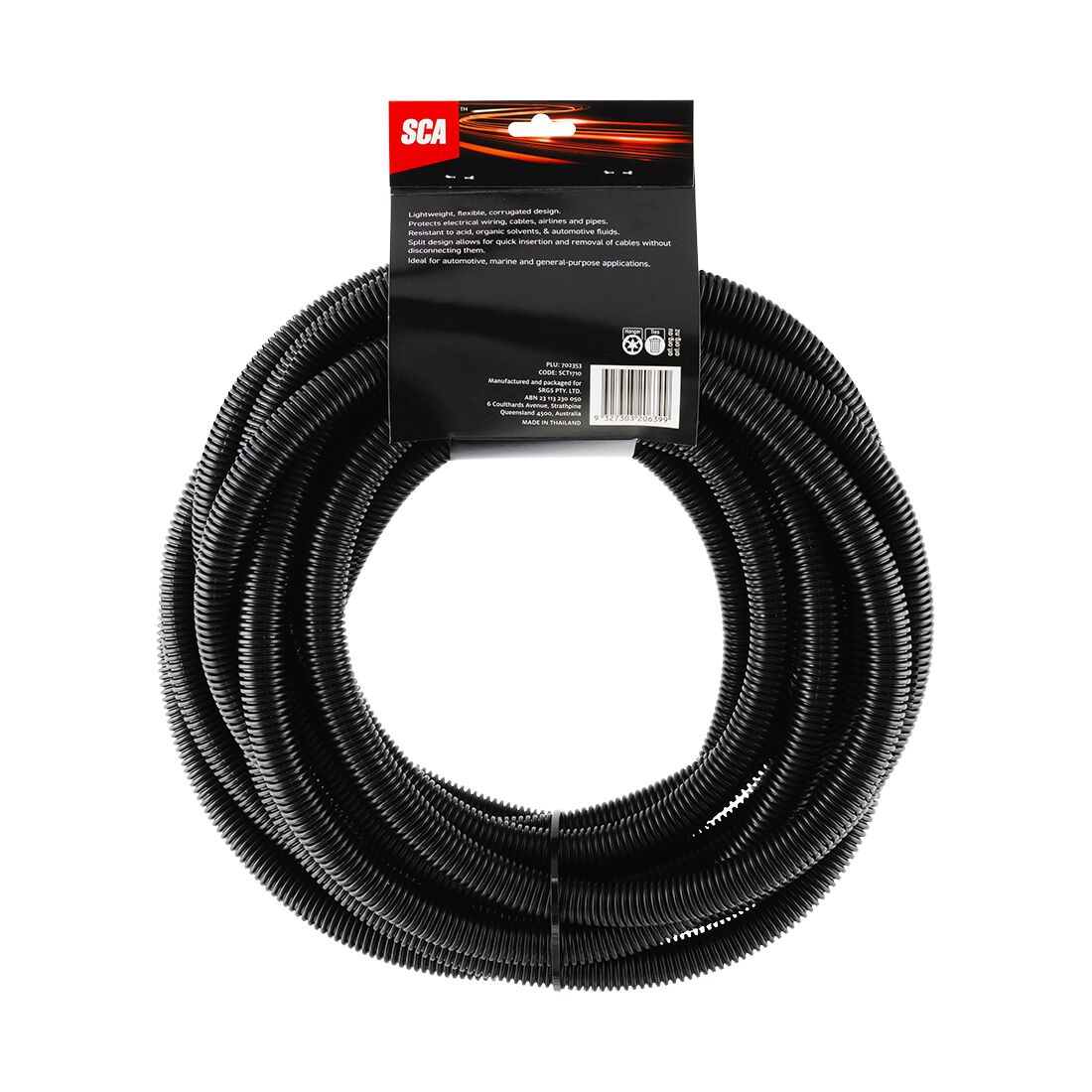SCA Corrugated Split Tubing - 16.2mm x 10m, , scanz_hi-res