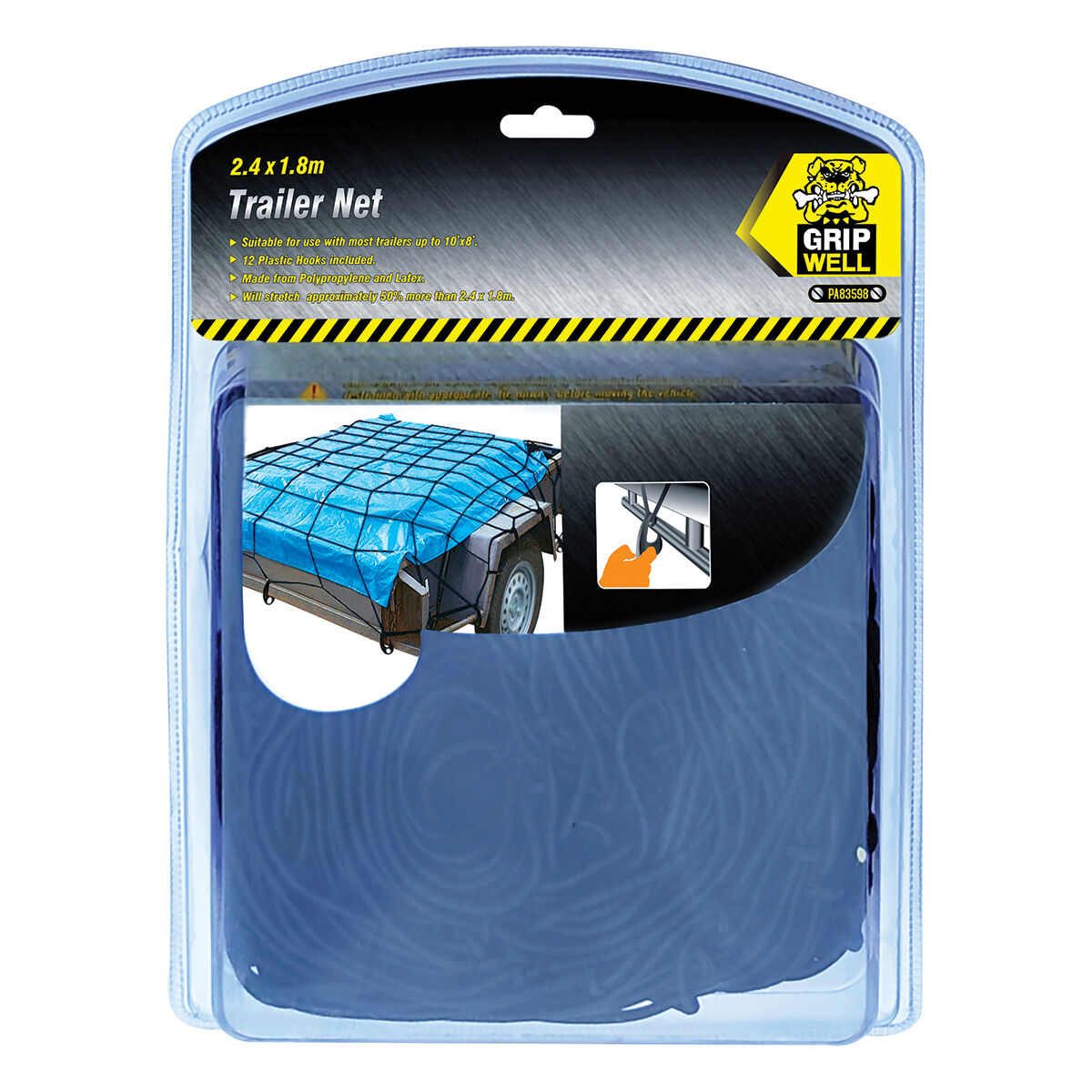 Gripwell Cargo Trailer Net Elastic 2.4m x 1.8m, , scanz_hi-res