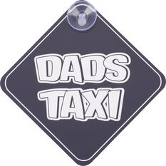 Cabin Crew Kids Dads Taxi Sign, , scanz_hi-res