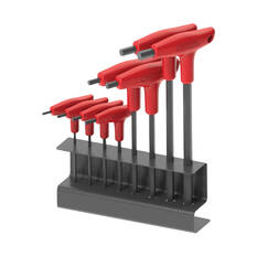 ToolPRO 8 Piece SAE T-Handle Hex Key Set, , scanz_hi-res
