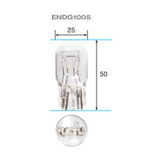 ENDURALIGHT Automotive Globes - Wedge 12V, 21/5W, T-20, , scanz_hi-res