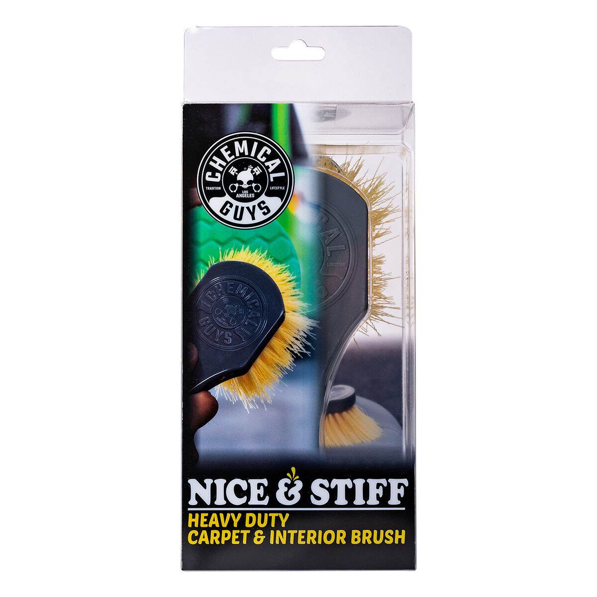 Chemical Guys Nice & Stiff Heavy Duty Carpet & Interior Brush, , scanz_hi-res