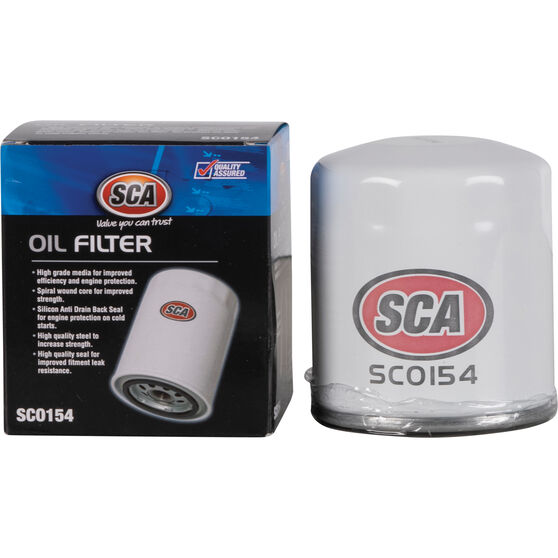 SCA Oil Filter SCO154 (Interchangeable with Z154), , scanz_hi-res