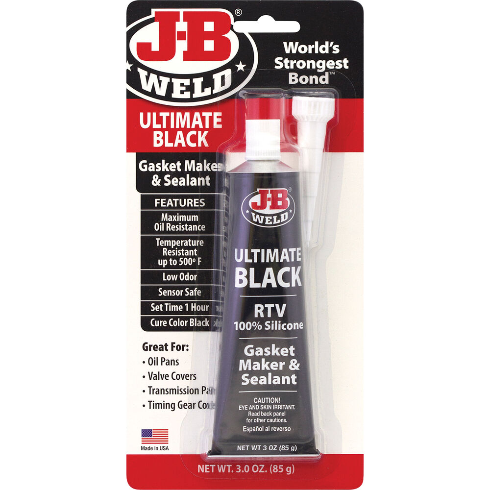 Jb Weld Ultimate Black Rtv Gasket Maker And Sealant 85g Supercheap Auto New Zealand