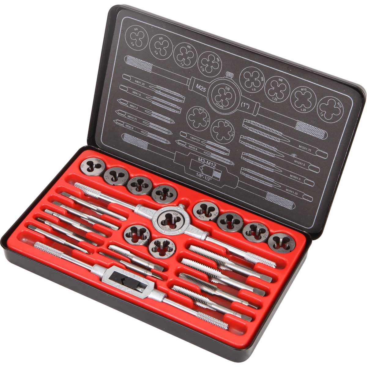 Tap & die set best sale bunnings