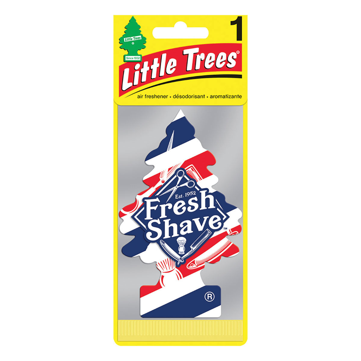 Little Trees Air Freshener - Fresh Shave 1 Pack, , scanz_hi-res