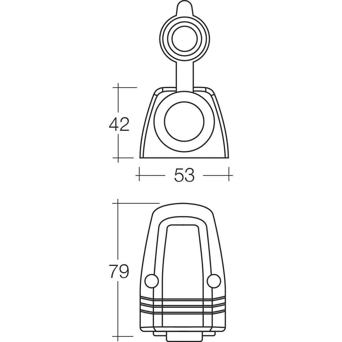 Narva 12/24V LED Accessory Socket - Heavy Duty, 20 Amp, Surface Mount, , scanz_hi-res