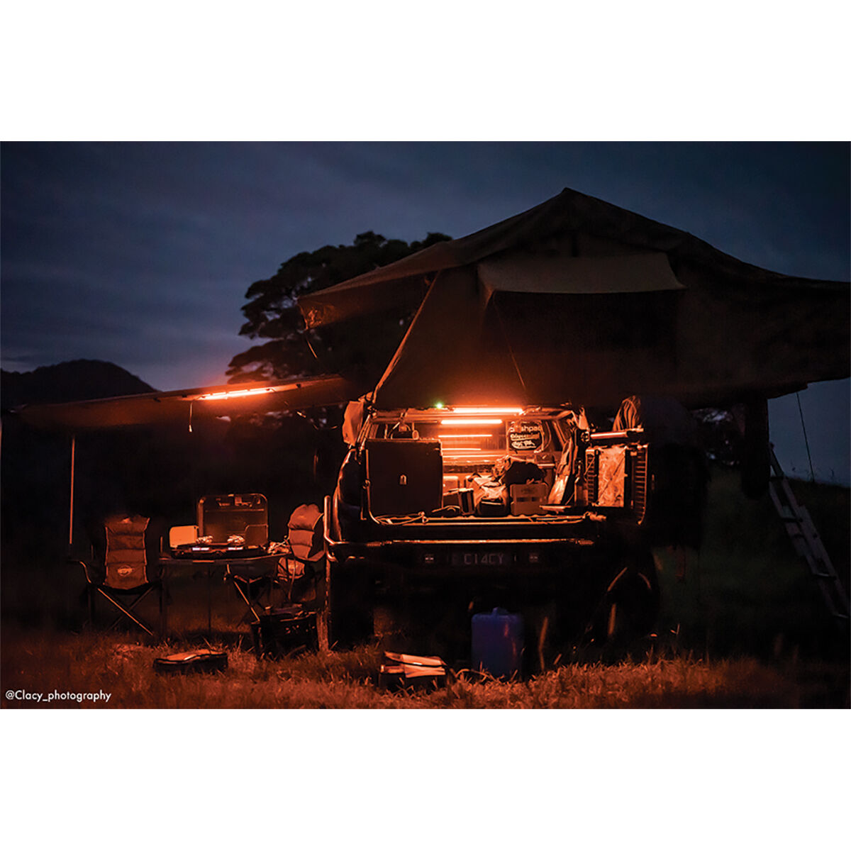 Hardkorr 6 Bar Tri Colour LED Camp Light Kit, , scanz_hi-res