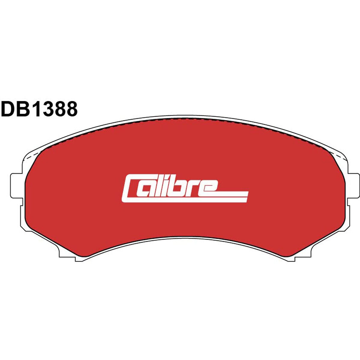 Calibre Disc Brake Pads DB1388CAL, , scanz_hi-res