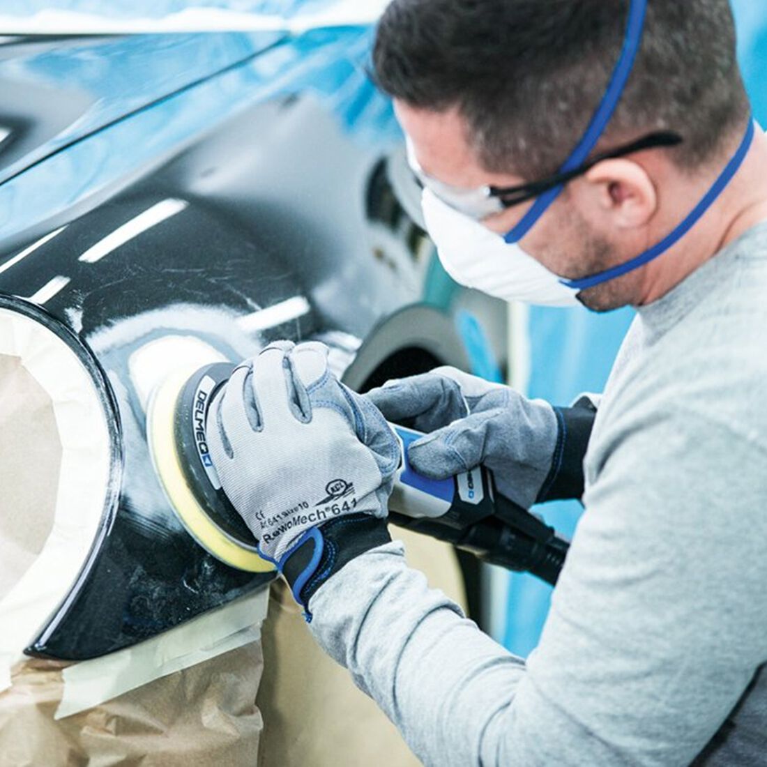 SIA Abrasives 125mm Wet & Dry Sanding Disc, 1948 Series, 8 Hole, 240 Grit, 5 Pack, , scanz_hi-res