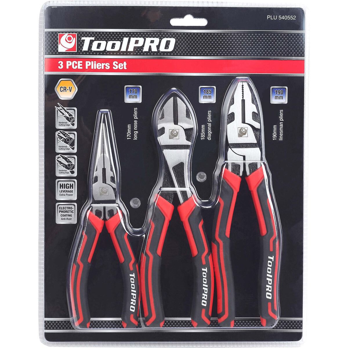 ToolPRO Plier Set 3 Piece, , scanz_hi-res