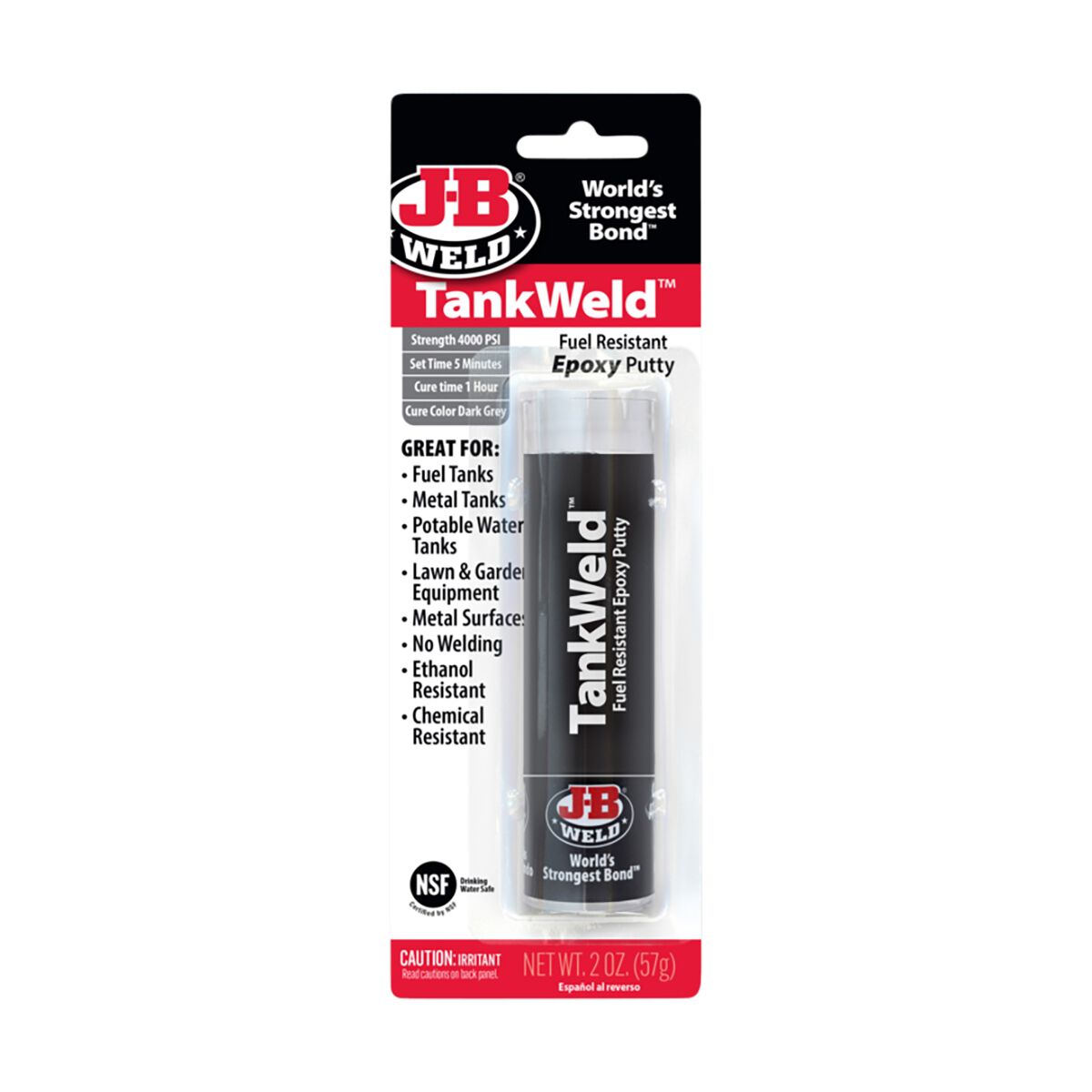 JB Weld TankWeld Epoxy Putty 28.4g 8217, , scanz_hi-res