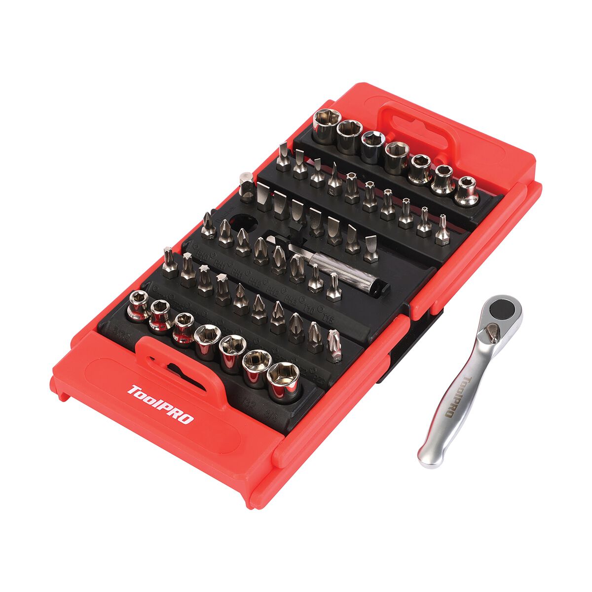 ToolPRO 53pc Screwdriver Socket & Bit Set, , scanz_hi-res