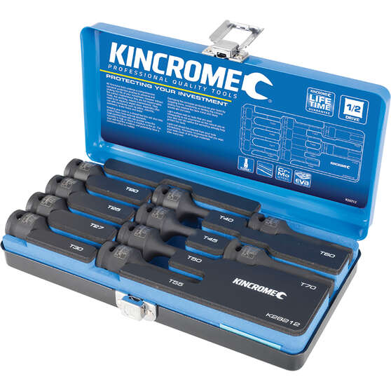 Kincrome Impact TORX Socket Set 1/2" Drive 10 Piece, , scanz_hi-res