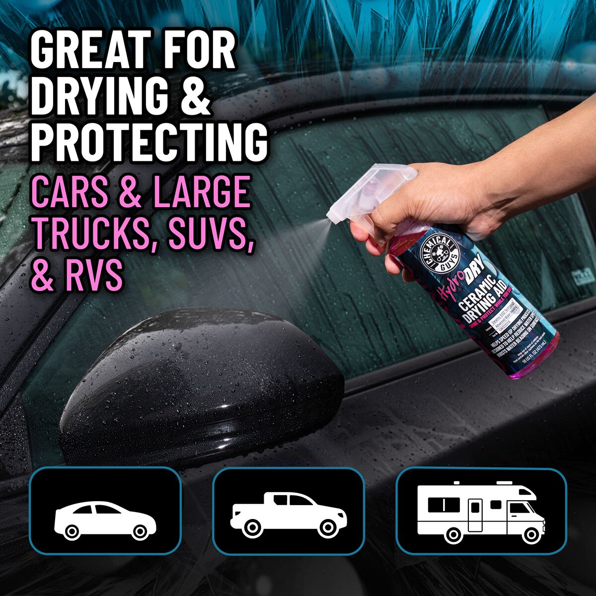 Chemical Guys HydroDry Ceramic Drying Aid 473ml, , scanz_hi-res