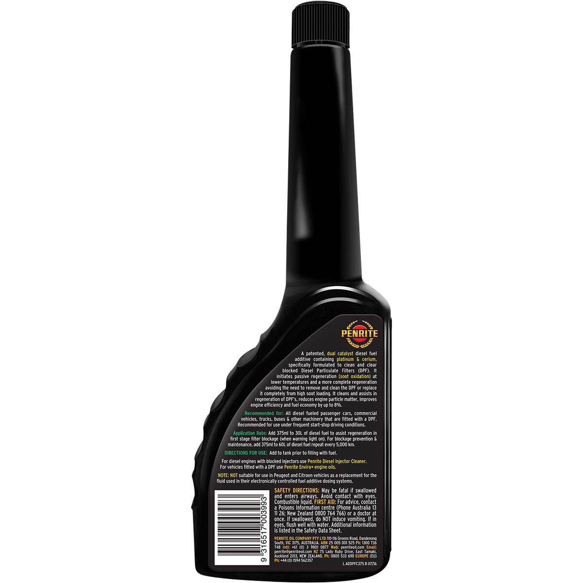 Penrite Enviro+ DPF Cleaner 375mL, , scanz_hi-res
