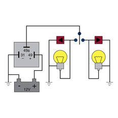 Tridon LED Flasher - 12V 3 Pin, Outage - LED01, , scanz_hi-res