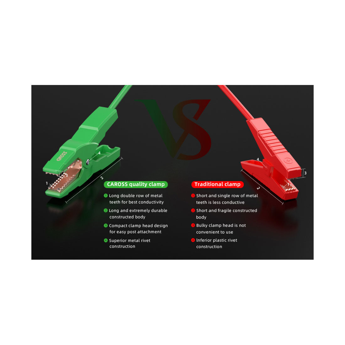 CAROSS T19Plus 12V 2000A Smart Lithium Jump Starter With Built-in 2 Mode LED Worklight, , scanz_hi-res