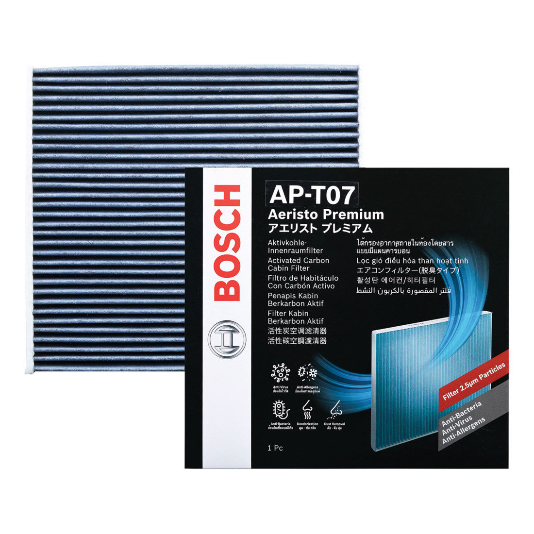 Bosch Aeristo Premium Cabin Air Filter - AP-T07, , scanz_hi-res