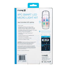 Type S Interior LED 4pc Plug & Glow Micro Kit, , scanz_hi-res