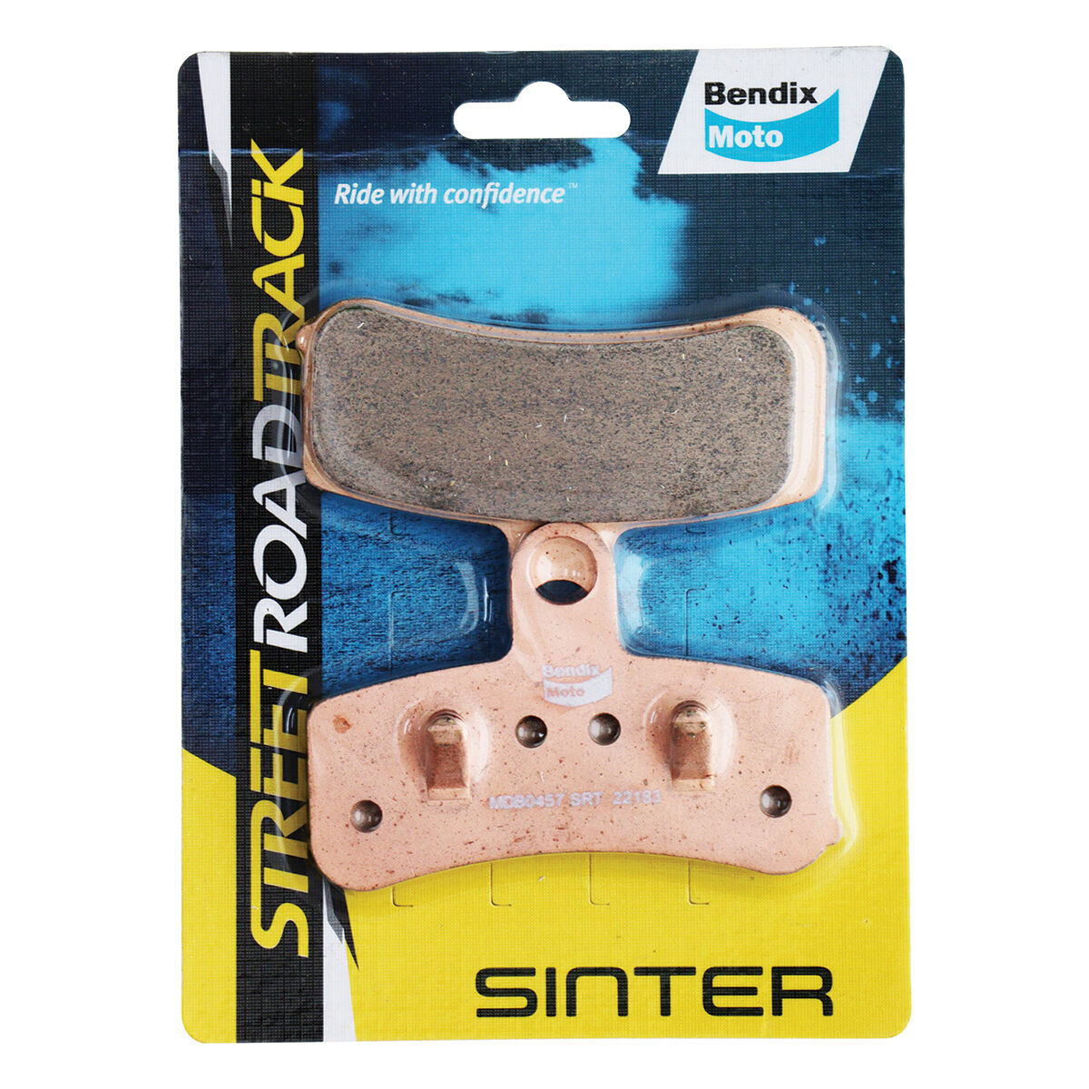 Bendix Street Road Track Motorcycle Disc Brake Pads - MDB0457-SRT, , scanz_hi-res
