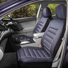 SCA Memory Foam Seat Covers Black Adjustable Headrests Airbag Compatible, , scanz_hi-res