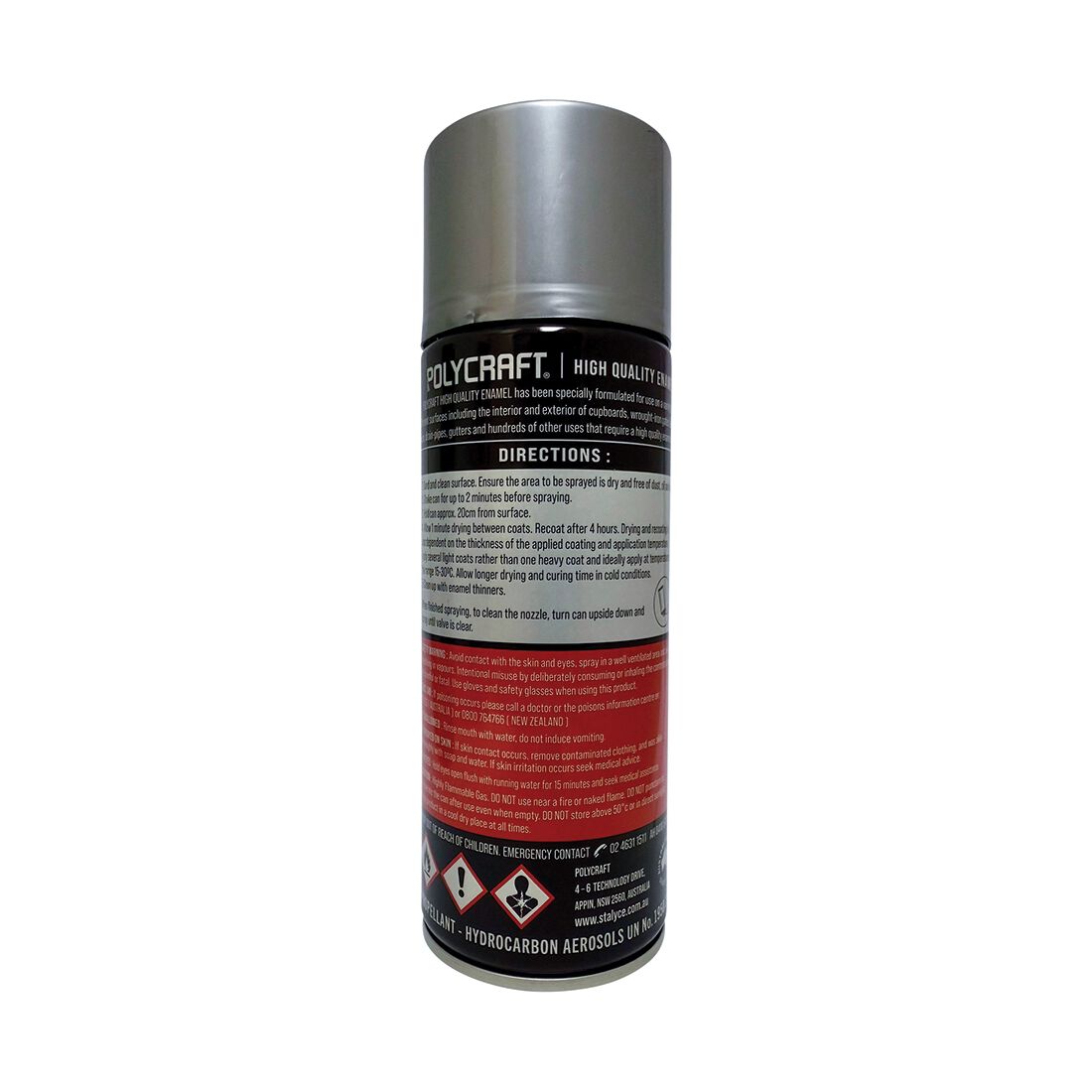 Polycraft High Quality Enamel Spray Paint - Chrome, , scanz_hi-res