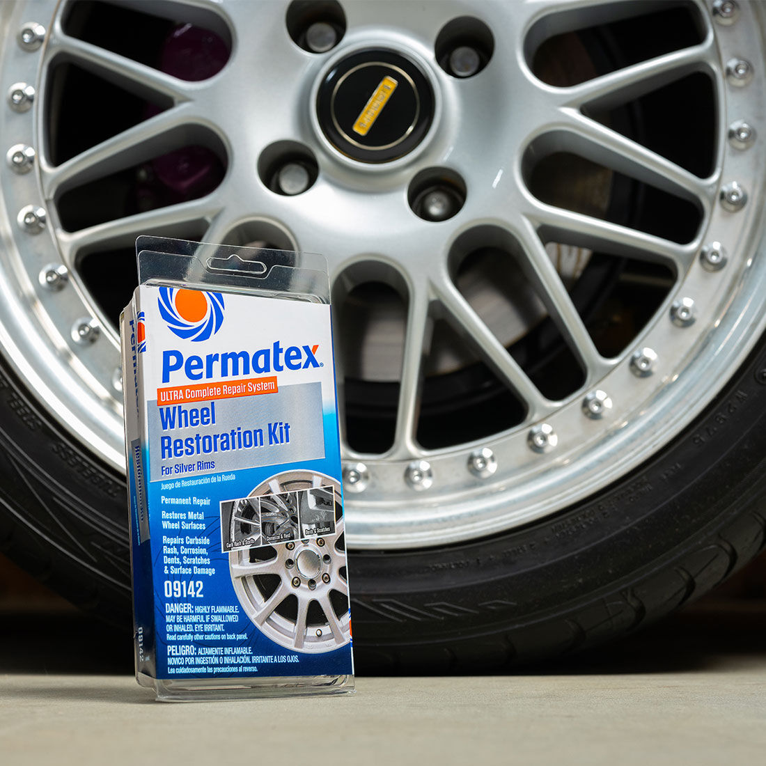 Permatex Wheel Restoration Kit Silver, , scanz_hi-res
