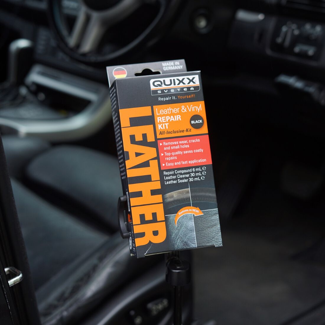 QUIXX Leather & Vinyl Repair Kit - Black, , scanz_hi-res