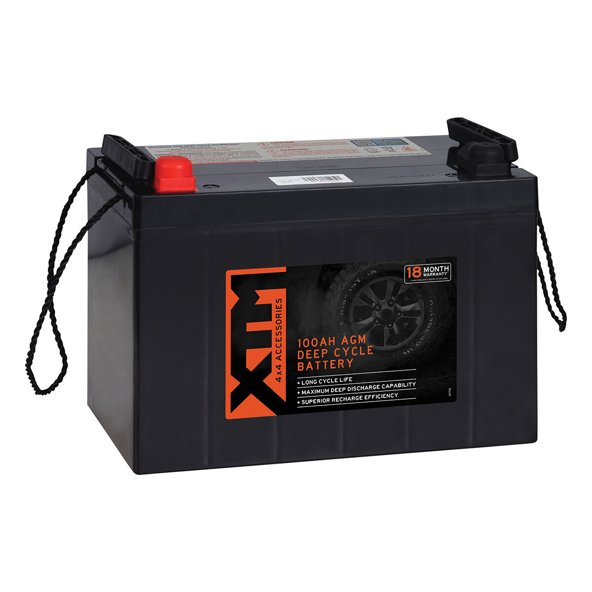 XTM Deep Cycle AGM Battery DC12 100AH AGM Supercheap Auto New