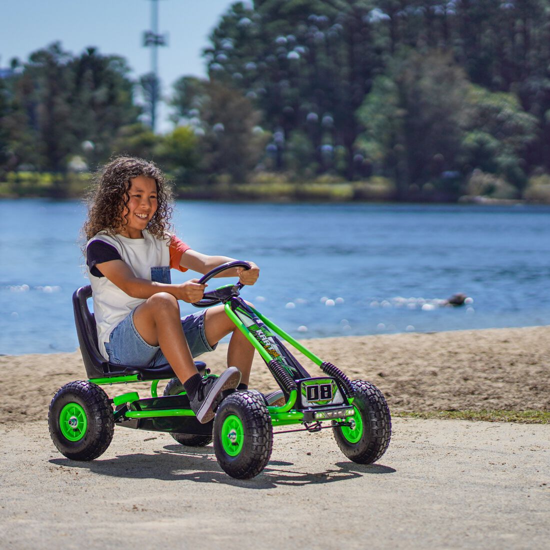 SCA Pedal Go Kart Green, , scanz_hi-res