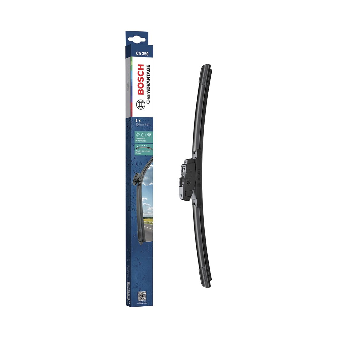 Bosch Clear Advantage Wiper Blade 350mm (14&quot;) Single - CA350, , scanz_hi-res