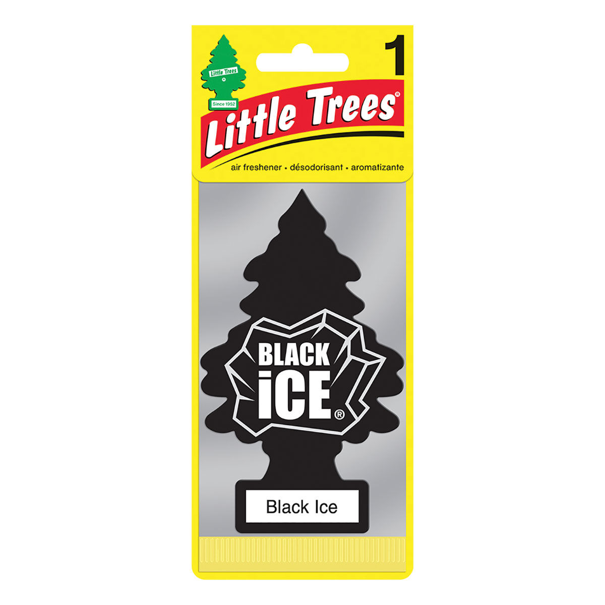 Little Trees Air Freshener Black Ice 1 Pack, , scanz_hi-res