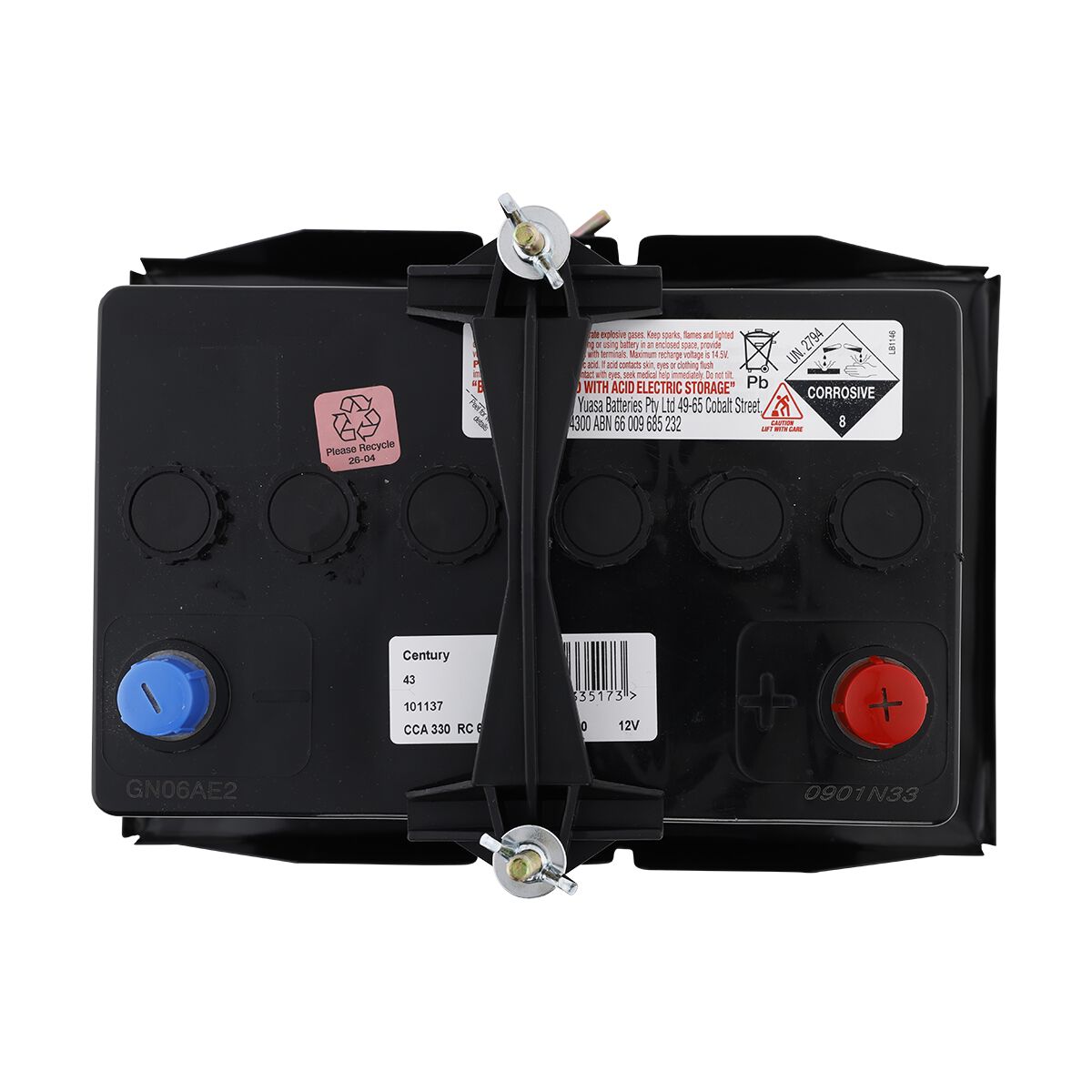 SCA Battery Hold Down 127mm Clamp, , scanz_hi-res
