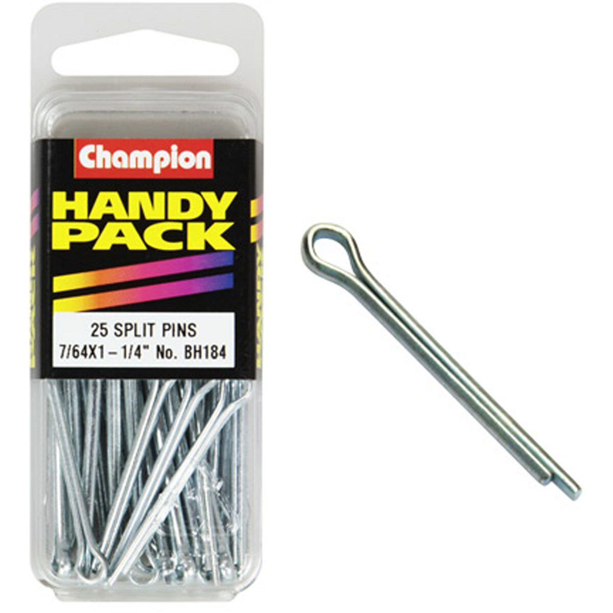 Champion Handy Pack Split Pins BH184, 7/64" X 1-1/4", , scanz_hi-res