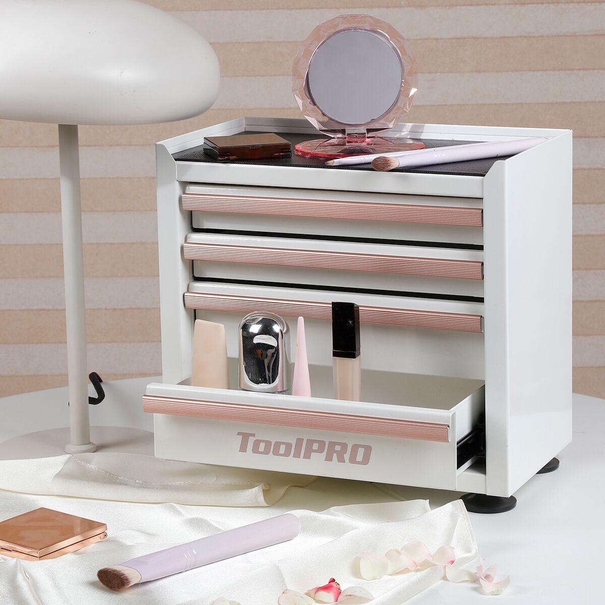 Toolpro Mini Tool Cabinet Antique White, , scanz_hi-res