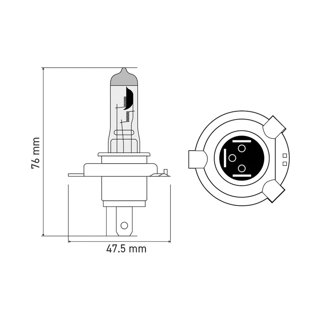 SCA Headlight Globe - H4 24V 75/70W, , scanz_hi-res