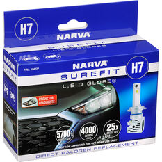Narva Surefit Projector Style LED Headlight Globes - H7, 12/24V, 18427P, , scanz_hi-res