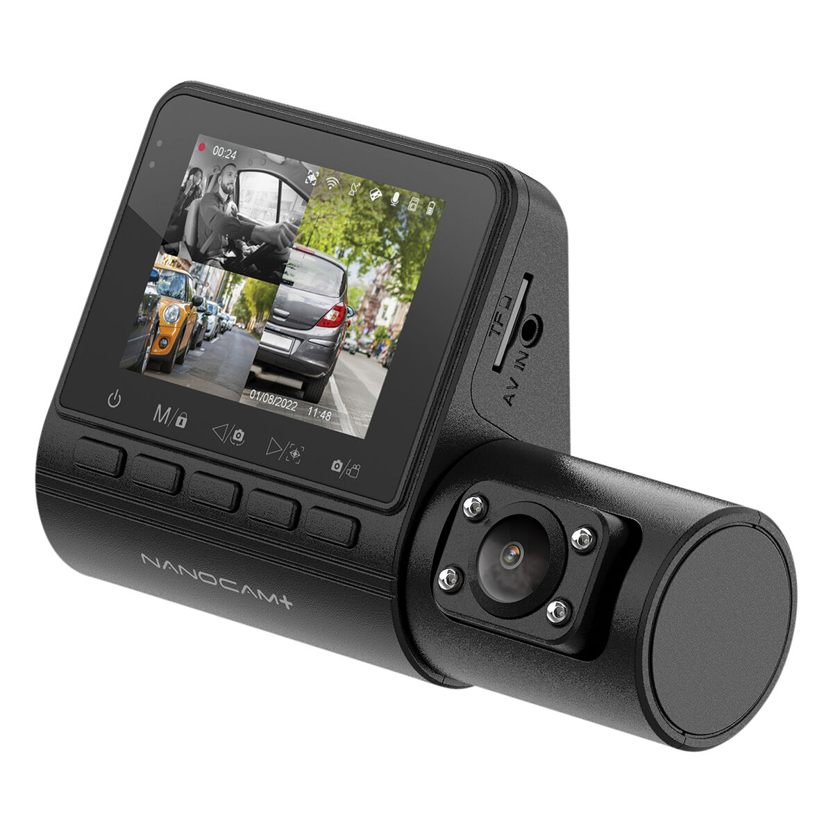 Nanocam+ 1080p FHD Dash Cam with Fatigue Monitor NCP-DVR3CH, , scanz_hi-res