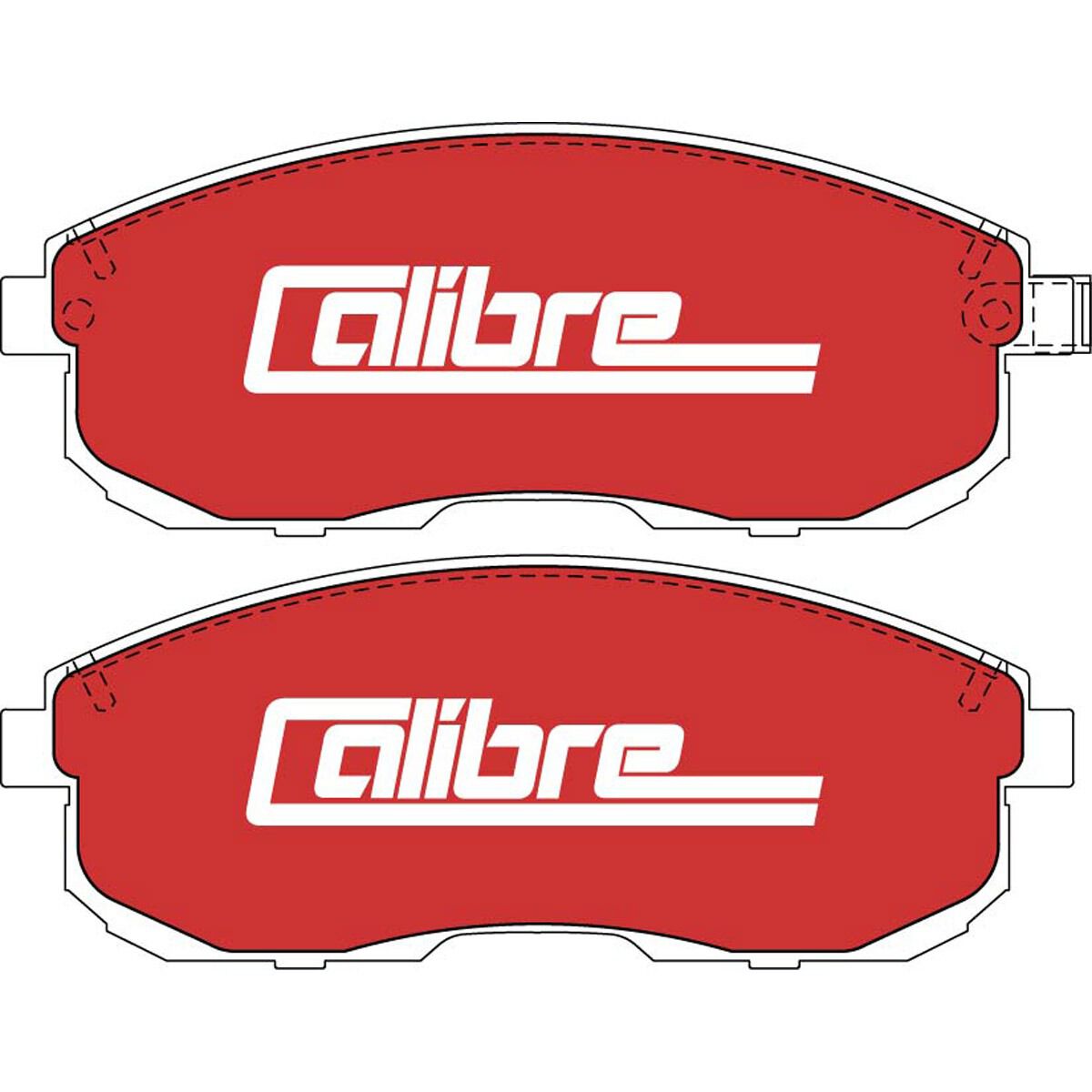 Calibre Disc Brake Pads DB1232CAL, , scanz_hi-res