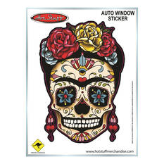 Hot Stuff Sticker Frida Sugar Skull, , scanz_hi-res