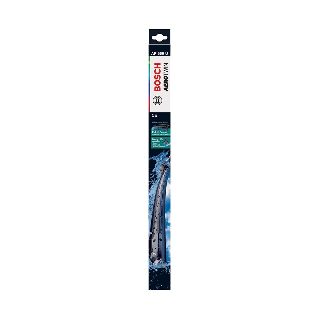 Bosch Aerotwin Wiper Blade 500mm (20") Single - AP500U, , scanz_hi-res