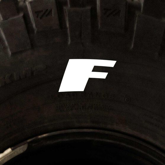 Tire Stickers - Letter F, , scanz_hi-res