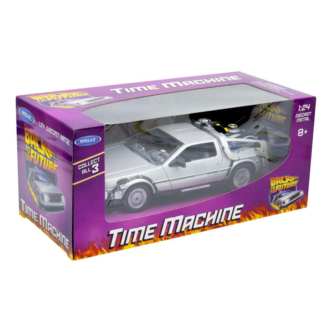 Die Cast Back to the Future DeLorean 1 24