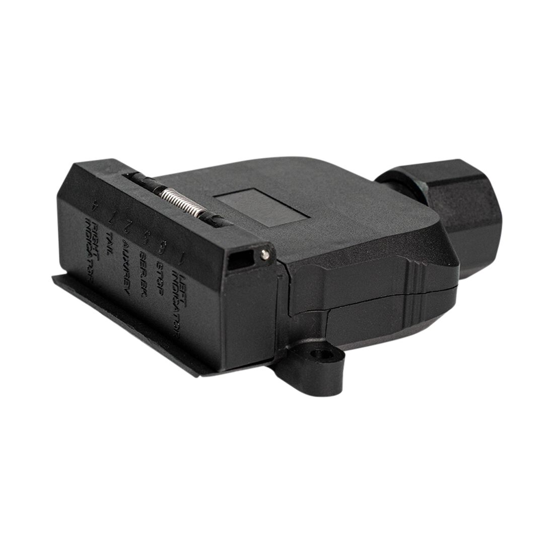 SCA Trailer Socket 7 Pin Flat LED, , scanz_hi-res