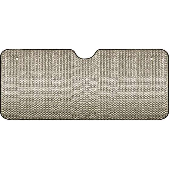 SCA Extra Wide Bubble Sunshade Silver Accordion Front, , scanz_hi-res