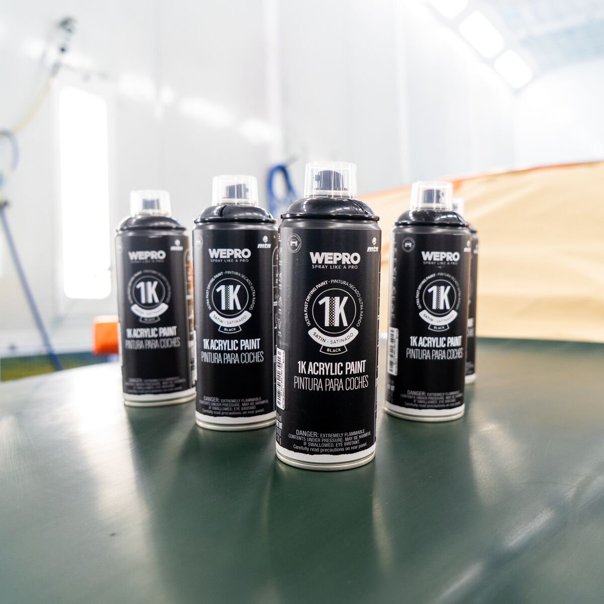 MTN 1K Acrylic Enamel Black Gloss 400ml, , scanz_hi-res